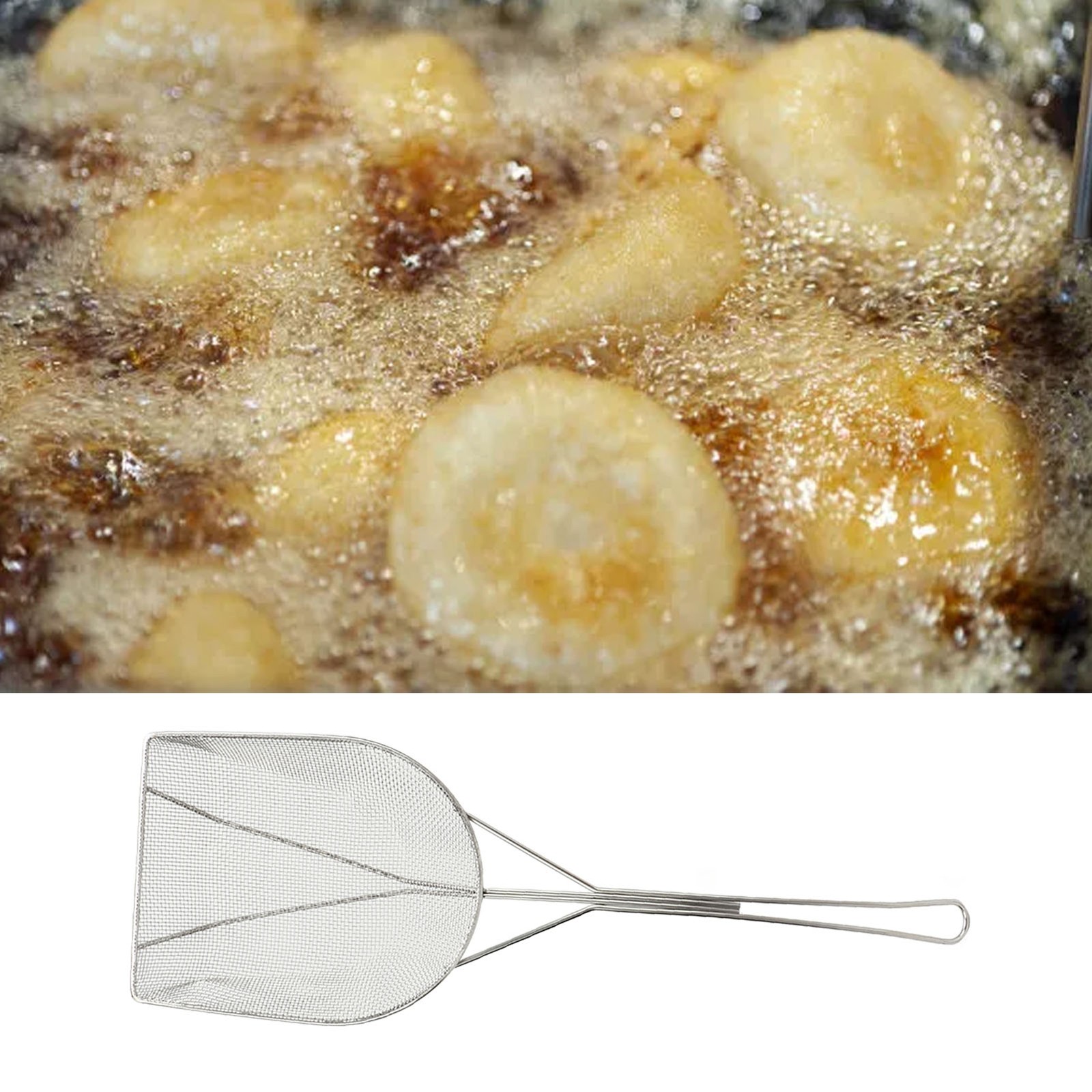 (Small)Kitchen Utensils Strainer Spoon Stainless Steel Strainer Spoon