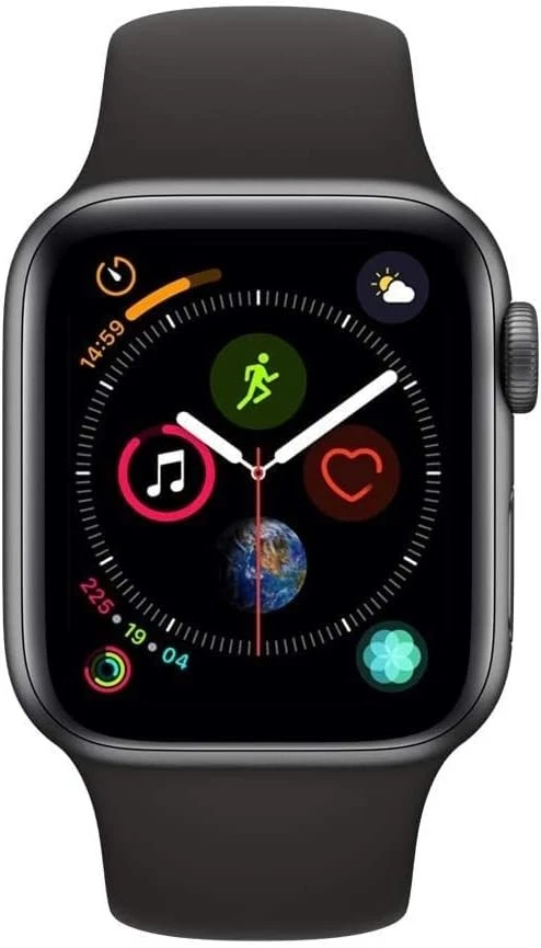 Apple Watch Series 4 (GPS) 44mm - Cassa alluminio grigio siderale-Cinturino Nero - Immagine 2 di 4