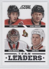 2013 Score Team Leaders Kyle Turris Sergei Gonchar Craig Anderson Chris Neil 0a1