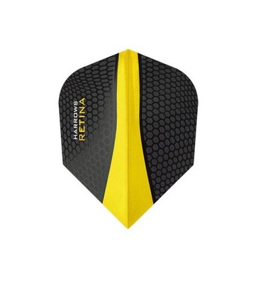 Harrows Retina Standard Flights Schwarz-Gelb