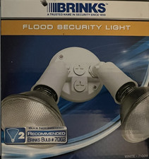 Brinks 2-Head White Flood Security Light 7100...