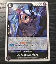 One Piece CCG St. Marcus Mars Carrying On His Will R Holo Card OP13-091 NM