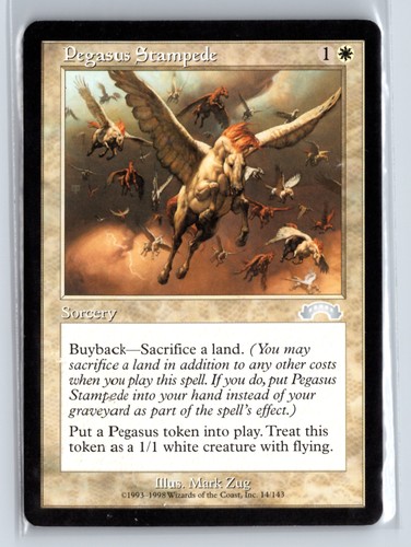 (4X) Pegasus Stampede Exodus Uncommon – MTG Magic the Gathering Card - Picture 5 of 11