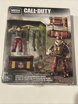 Mega Construx Call Of Duty Armored Division Weapon Crate New In Box
