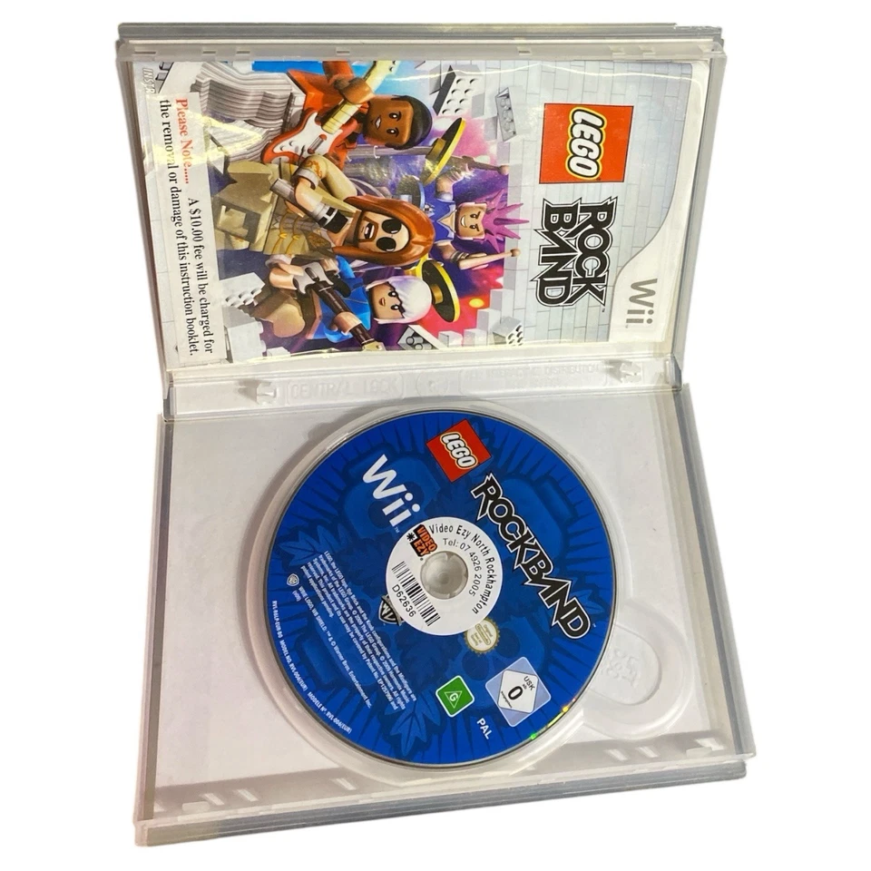 LEGO Rock Band Nintendo Wii Video Game Complete Tested PAL Family Party Music - Image 4 of 4