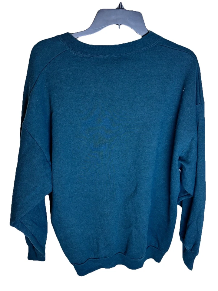 Sudadera abuela vintage hecha en EE. UU. 2XL invierno pájaros cuello Foto 2 de 4