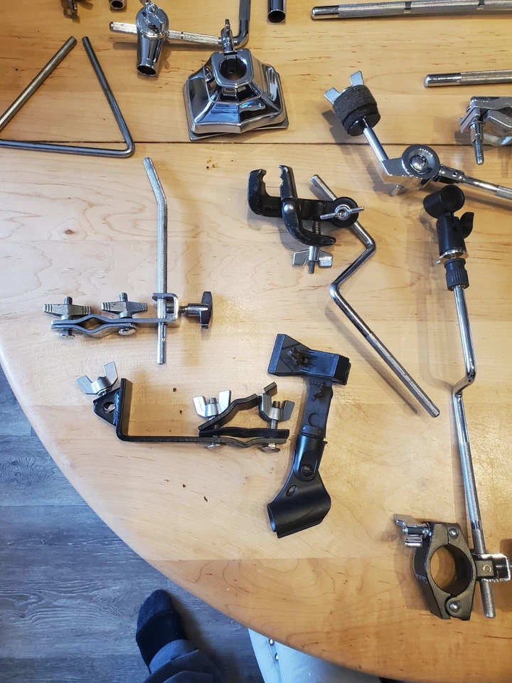 TONS of Drum Hardware (stands. Clamps, Percussion, Cymbal Arms..etc) Tama, LP - Image 4 of 4