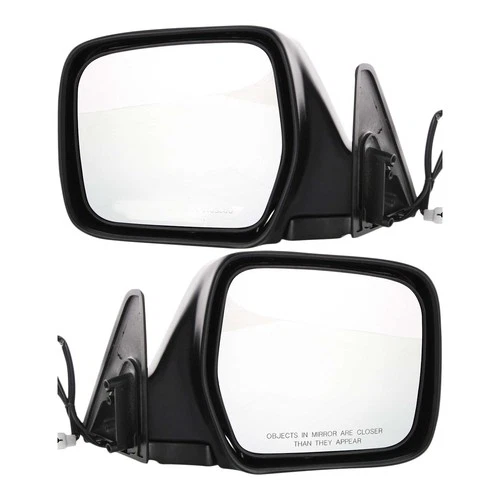Power Mirror Set For 1990-1997 Toyota Land Cruiser Manual Folding Primed