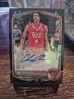 Christian Anderson 2025 Bowman Chrome Black Mojo Auto 1st RC Jersey # 04/10