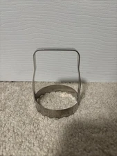 Vintage Kwik-Kut Mfg Co Mohawk NY Food/Biscuit Chopper Cutter Serrated Edge,Used