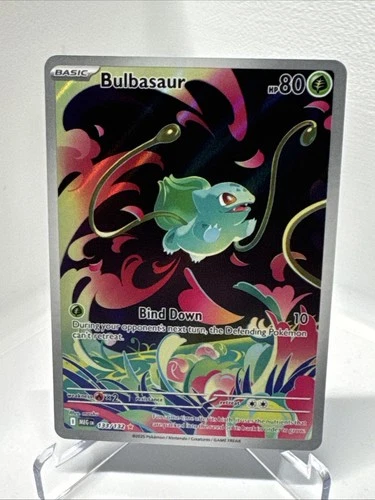 Pokémon TCG Bulbasaur IR 133/132 Mega Evolutions NM