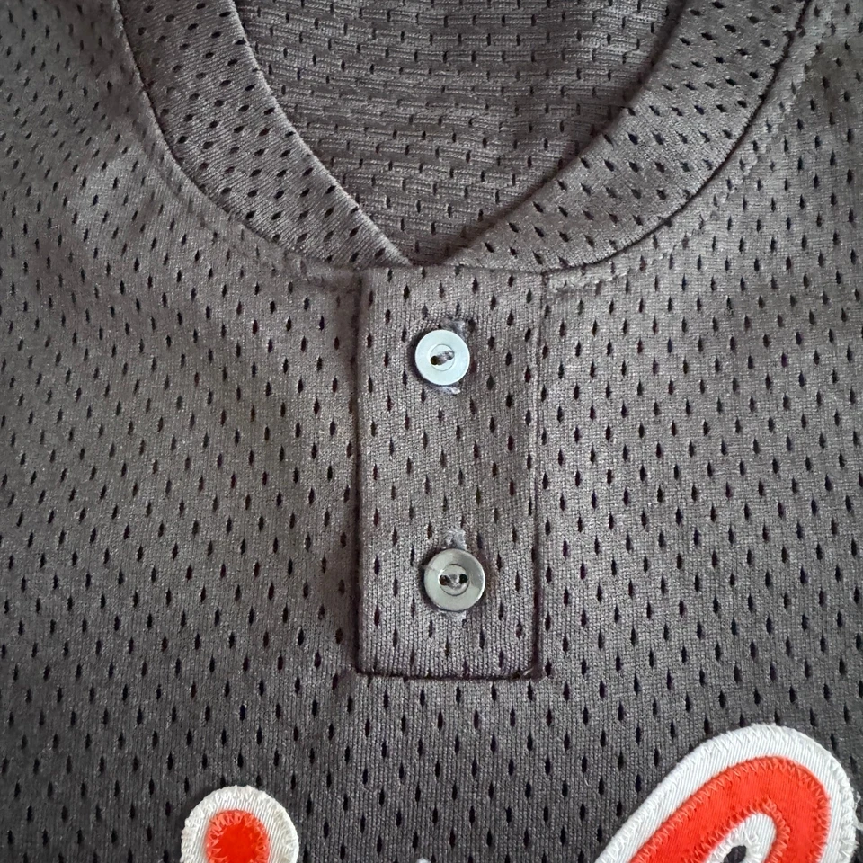 Camiseta masculina vintage Majestic MLB Baltimore Orioles grande coleção diamante preto - Imagem 3 de 4