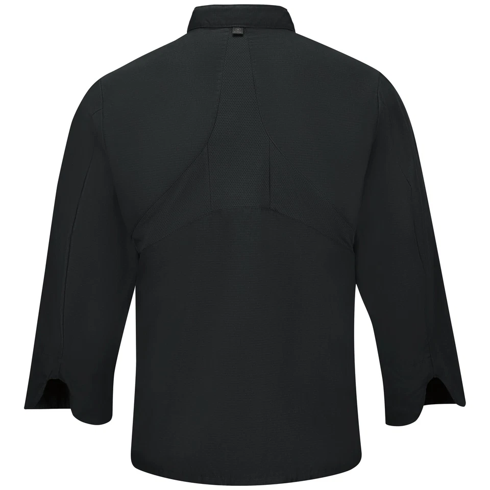 Red Kap Men's Chef Coat with OilBlok + MIMIX - Image 3 of 4