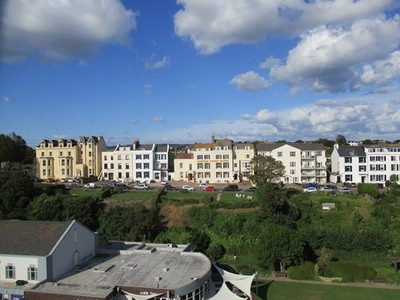 Foto 6x4 Ansicht NE von Exmouth Wheel Blick auf die Hotels und Pensionen c2017
