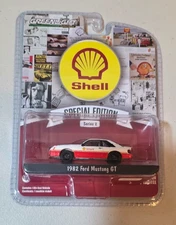 Greenlight 1/64 Series 2 Shell Oil 1982 Ford Mustang GT Diecast