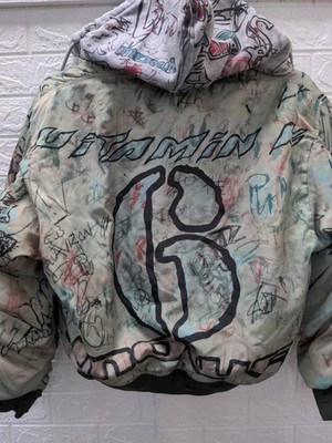 New Mowalola Men's Graffiti Bomber Jacket Sz S | eBay