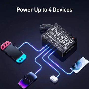 MOVESPEED Z70 22,5W 70000mAh Power Bank Batterie Externe Alimentation avec 1 Inp - Photo 5 sur 7