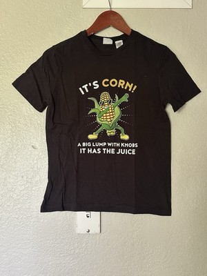 It's Corn Big Lump With Knobs It Has The Juice Funny Corn Meme Youth L Tshirt