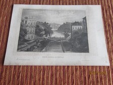 1860- GRAWEROWANIE USA. ORYGINAŁ. KANAŁ LOCKPORT. NOWY JORK.