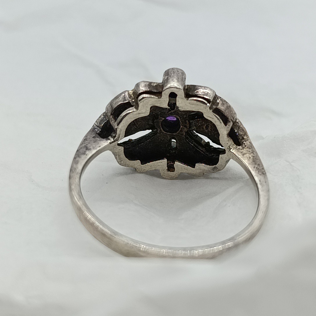 Gorgeous silver ring (tested), marrow strings & a… - image 21