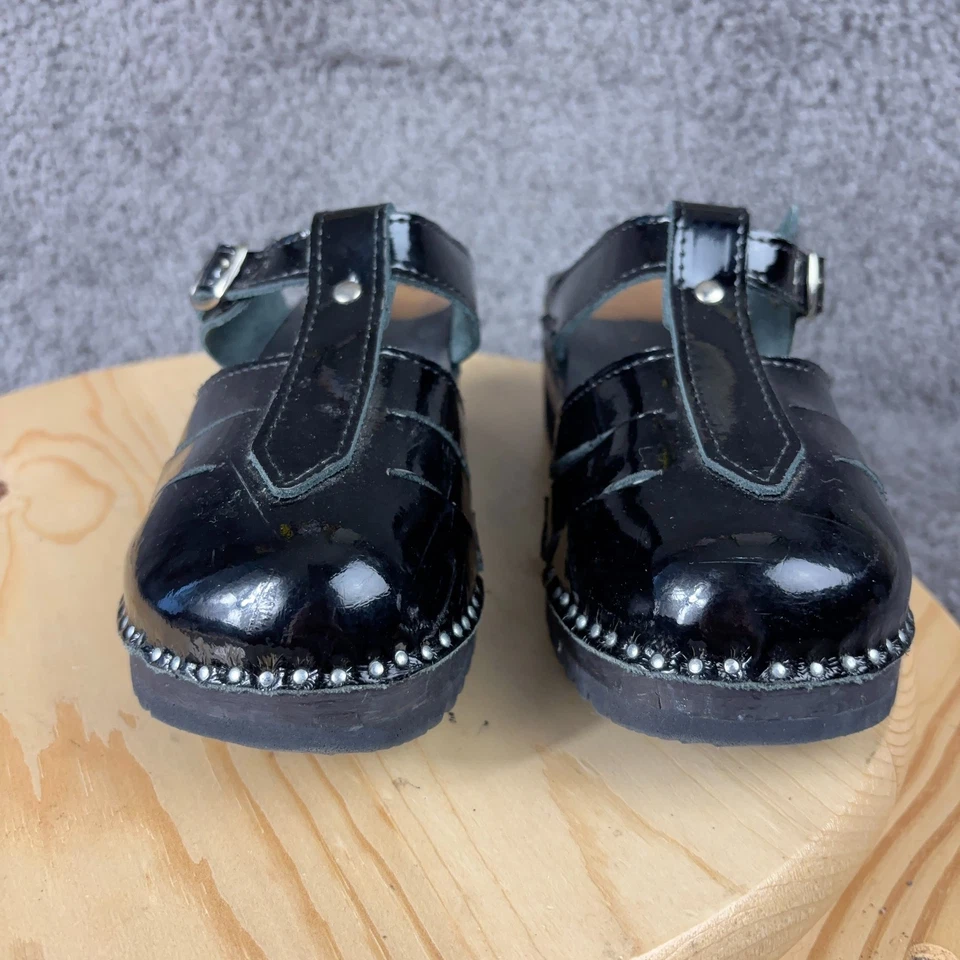 Женские повседневные удобные сандалии Troentorp Clog Bastad Mary Jane размер 7 черные - Изображение 2 из 4