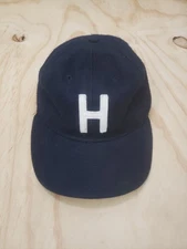 Huckberry Ebbets Field Vintage Authentics Flannels Wool Strapback Hat Made USA