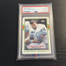 1989 Topps #361 Chris Spielman PSA 10