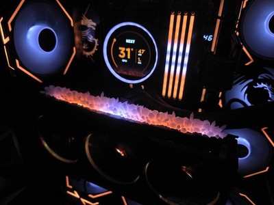 ARGB LED Crystal Wall For Video Card And Computer Case Decoration Light.