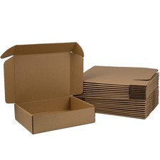 20 PCS 12x9x3 Inch Brown Corrugated Cardboard Shipping Boxes Small Business
