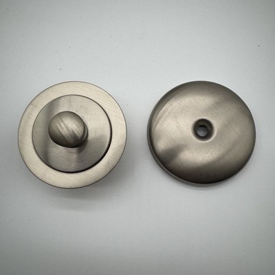 Moen T90331BN Push-N-Lock Tub & Shower Drain Kit w 1.5'' Threads, Brushed Nickel