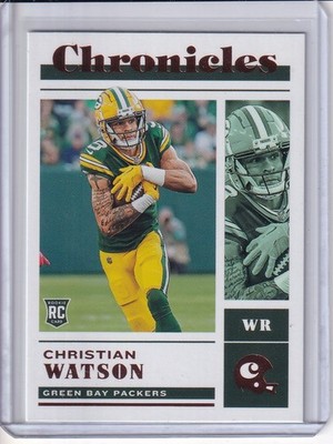 CHRISTIAN WATSON 2022 Panini Chronicles Pink #39 Green Bay Packers (RC)