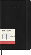 Moleskine Classic 18 Month 2026-2027 Daily Planner Soft Cover Large 5 X 8.25