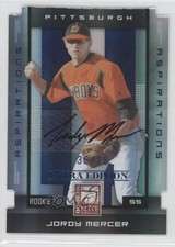 2008 Donruss Elite Extra Edition Aspirations Die-Cut 36/75 Jordy Mercer Auto 1u0