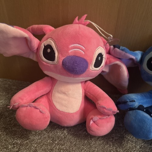 Peluche de peluche LILO And Stitch Angel suave ventana coche usado estado niños - Imagen 2 de 9