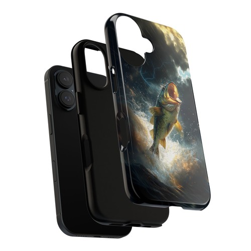 Big Mouth Bass Fish Thunderstorm River - Phone Case for iPhone, Galaxy, Pixel - 第 20/281 張圖片
