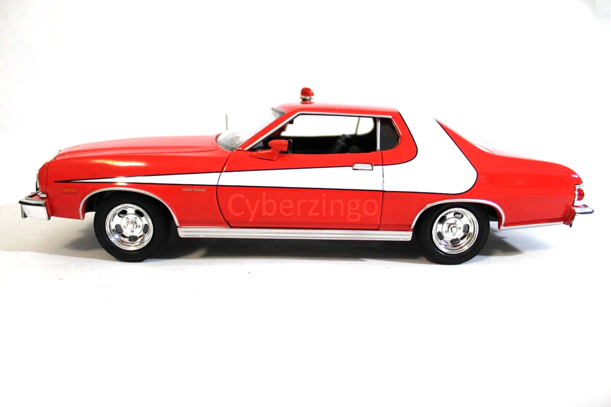 【希少】エブロ　DIE−CAST MODEL　CAR　No.65 Greenight 1:24 Starsky And Hutch 1976 Ford Gran Torino