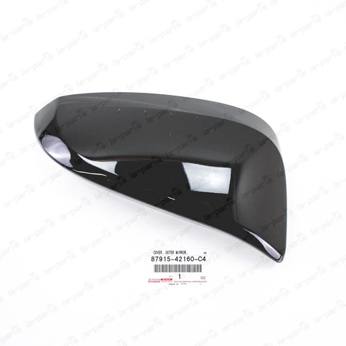 Genuine Toyota 14-23 4Runner Passenger Side Mirror Cover Black 87915-42160-C4