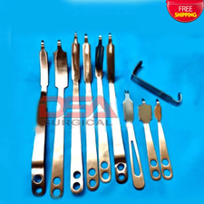 Hip Retractor Heavy Orthopedic Surgery Instruments Set Of 10 Pcs