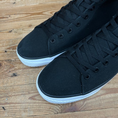 Hugo Boss Entrenadores Mujer Talla UK 8 Tiner Negro Blanco Medio Informal Mod Zapatos - Imagen 8 de 13