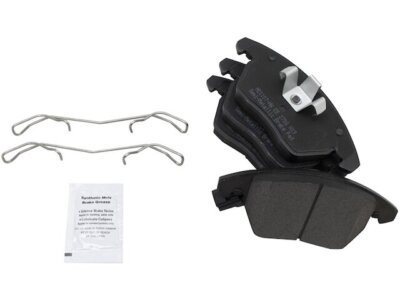 TRQ 44BF34K Front Brake Pad Set Fits 2010-2014 VW Golf Semi-Metallic Brake Pads