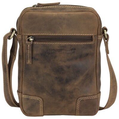 Greenburry Vintage kleine Leder Crossover Bag Umhängetasche Schultertasche 1832