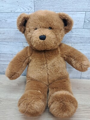 Build a Bear 15'' Dark Brown Plush Teddy Bear w/ Black inside Ears, soft nose