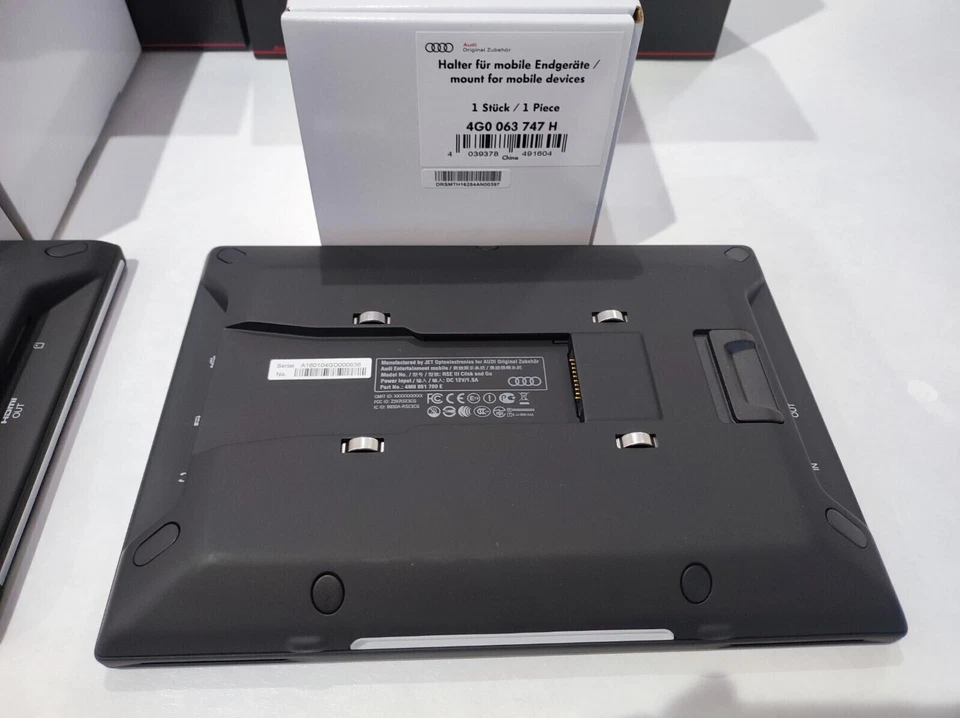 NEU Audi 2er Set Entertainment DVD Player Tablet PC + Halterung mit Android 4.0 - Bild 4 von 4
