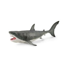 CollectA Realistic Animal Replica Megalodon Deluxe Figure with Movable Jaw