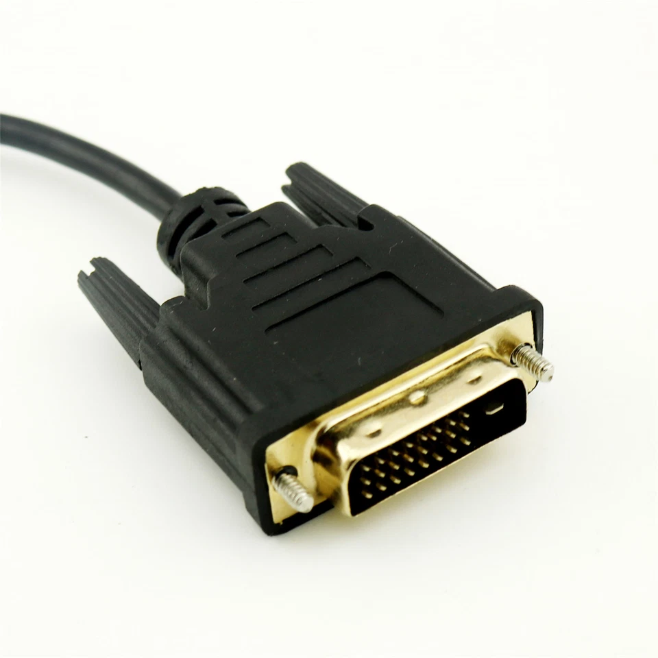 DVI-D 24+1 Male to HDMI-compatible Female Adapter Converter Cable F Laptop HDTV - Image 3 of 4