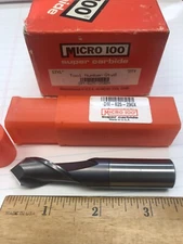 1 pc.  5/8 90 DEGREE 2 FLUTE CARBIDE DRILL MILL W/ALTIN COAT. MICRO100 (loc stk)