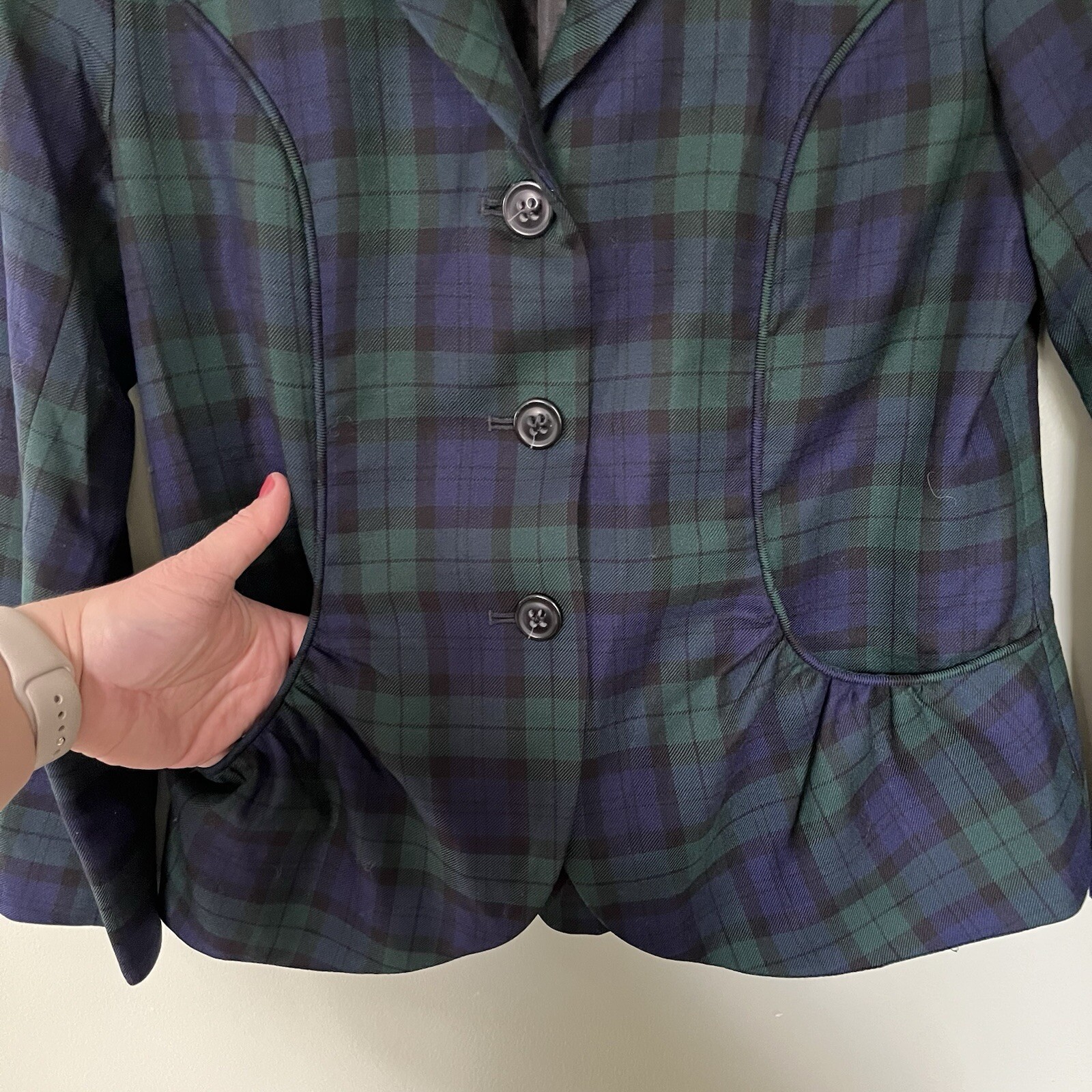 Pendleton Virgin Wool Women’s 3 Button Closure Pl… - image 10