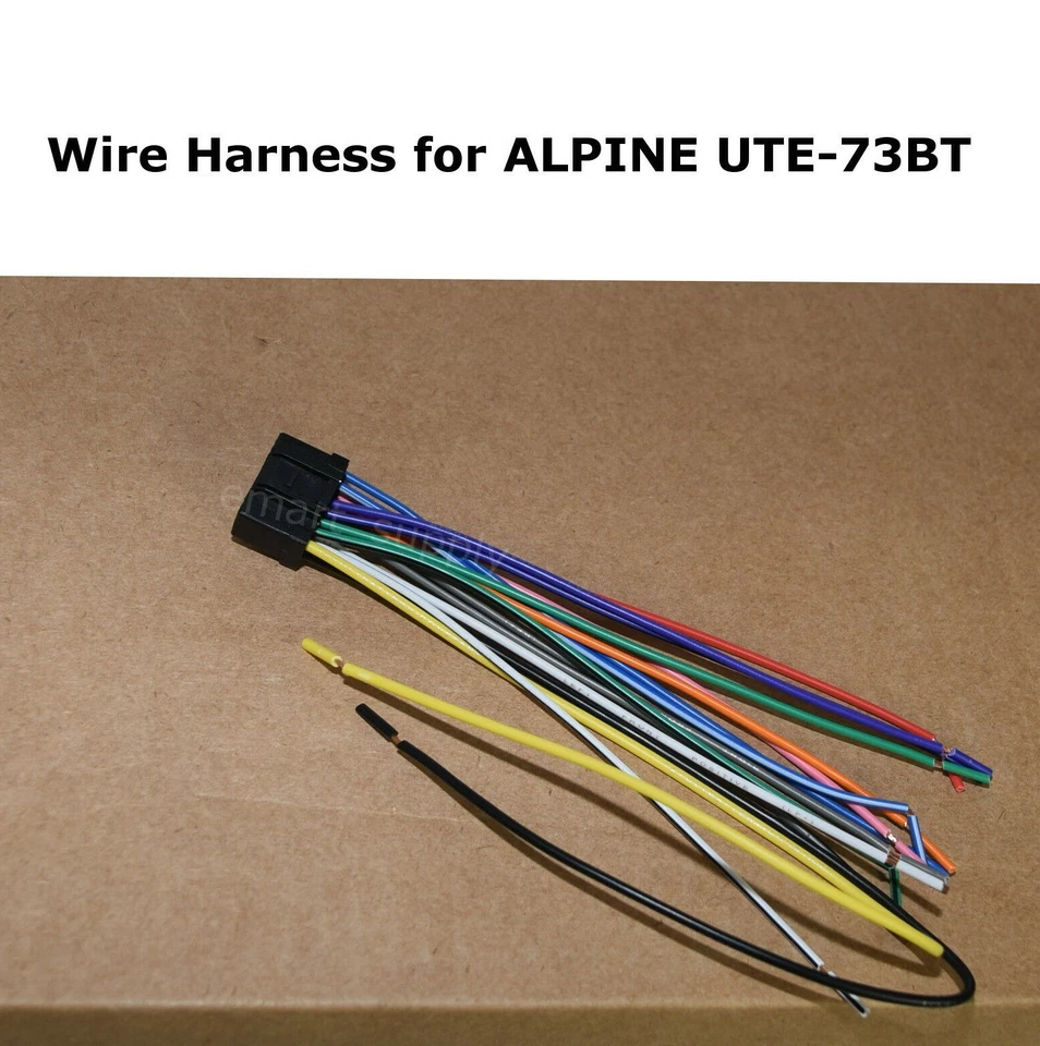 FORALPINE New Wire Harness for ALPINE UTE-73BT UTE73BT FREE FAST SHIPPING