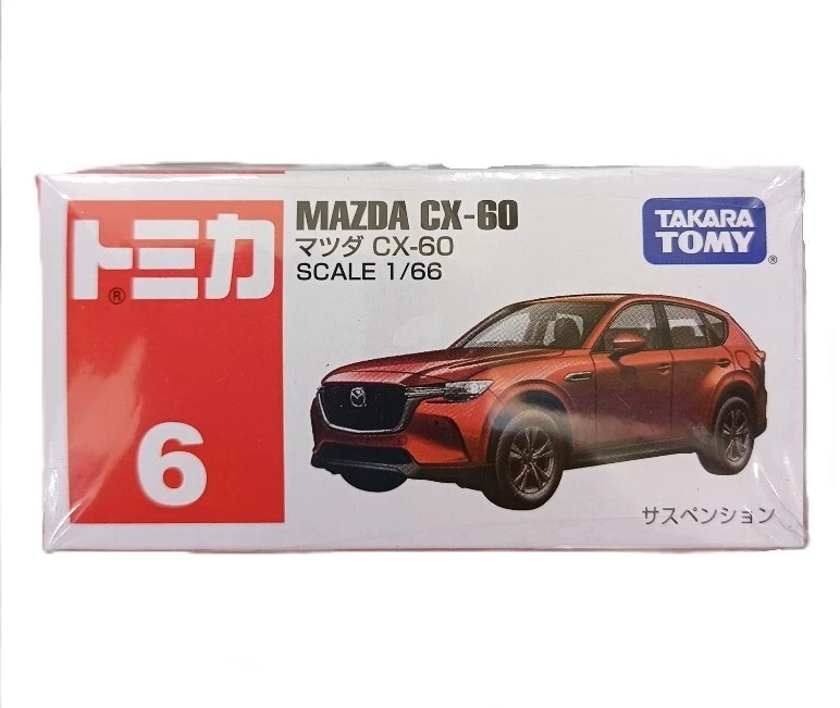 Красный литой автомобиль Tomica No.6 Mazda CX-60 масштаб 1:66 от Takara Tomy Япония - Изображение 4 из 4