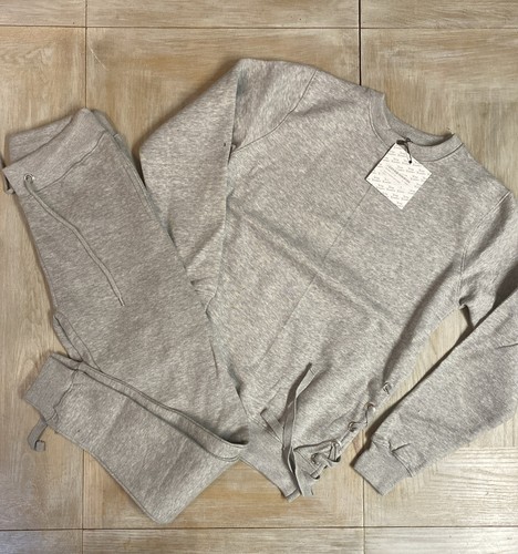 Conjunto de sudadera y joggers para hombre gris medio PVP £50 King Kouture de encaje - Imagen 12 de 12